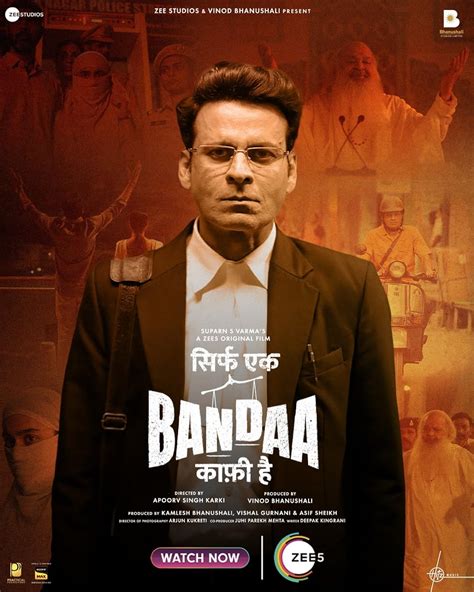 SIRF EK BANDAA KAAFI HAI is the story of a man who fights for justice single-handedly. The year is 2013. A 16-year-old girl Nu Singh (Adrija Sinha) approaches the cops along with her family in ...